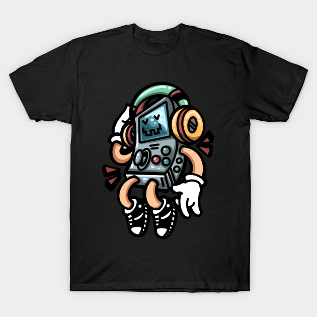 Cartoon Gameboy T-Shirt by Dojaja